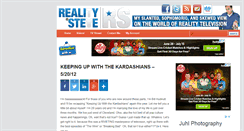 Desktop Screenshot of kardashians.realitysteve.com